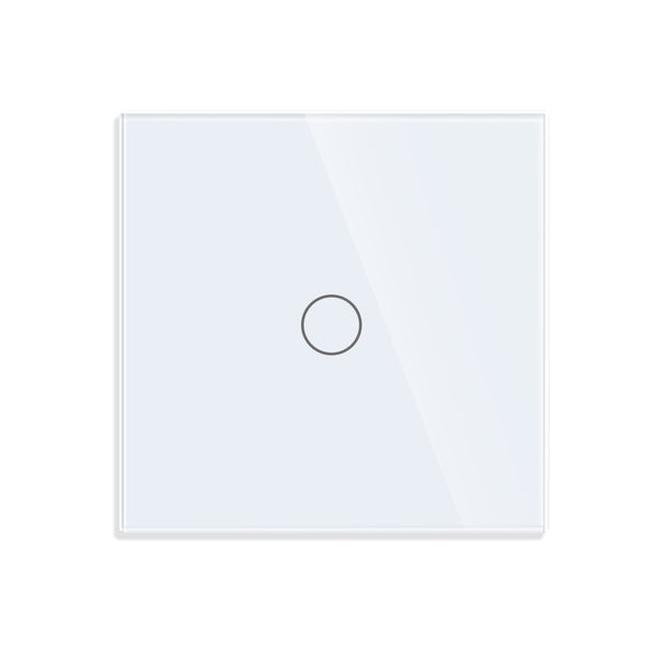 Vetria mechanische dimmer 2-weg wit — Vetria glazen schakelmateriaal